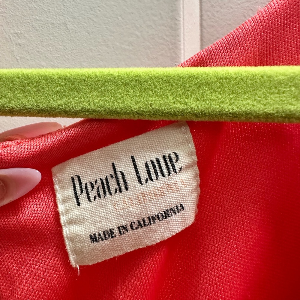 Peach Love Romper